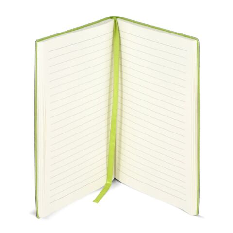 Carnet Yuzu à couverture souple Thermo A5 Noir-Vert clair | sans marquage | non disponible | non disponible