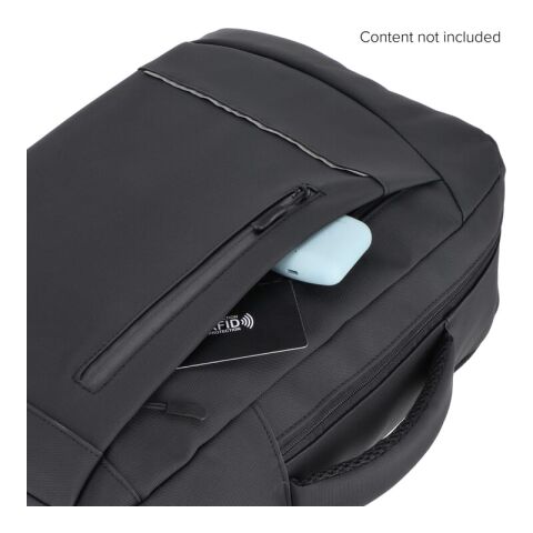 Sac à dos pour ordinateur portable PU Osaka 30 x 14 x 42 cm 15 L noir | sans marquage | non disponible | non disponible