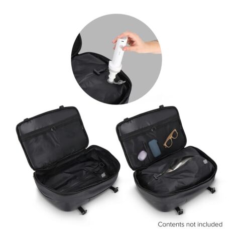 Sac à dos Dalston avec revêtement PU Sac à dos sous vide 30 x 15 x 45 cm 20 L noir | sans marquage | non disponible | non disponible