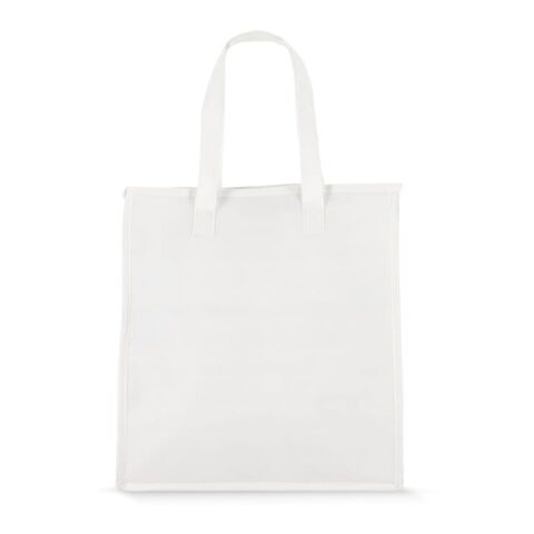 R-PET Sac isotherme non tissé 33x 25,5 x 37cm 75g/m² Blanc