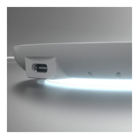 Chargeur rapide sans fil 15W avec indicateur LED Blanc | sans marquage | non disponible | non disponible
