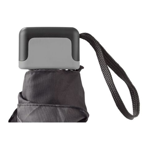 Parapluie très léger 21” avec pochette Noir | Doming | poignee | 36 mm x 11 mm | non disponible