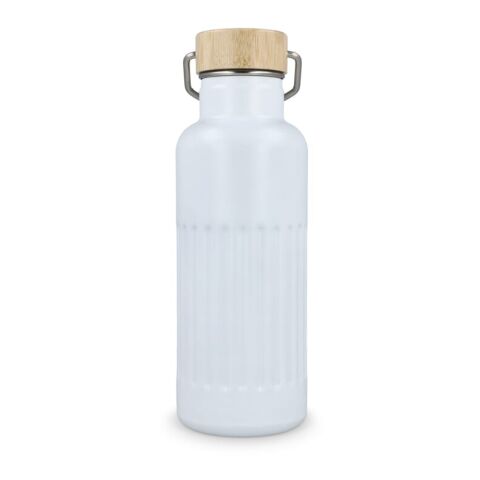 Bouteille isotherme en acier inoxydable recyclé 500 ml Blanc | sans marquage | non disponible | non disponible