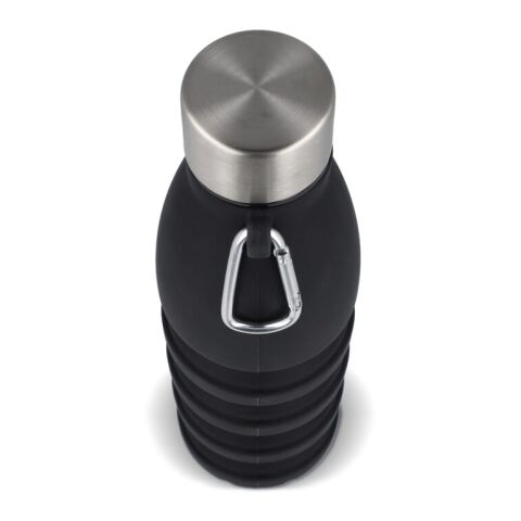 Bouteille d'eau pliable 550 ml Noir | sans marquage | non disponible | non disponible