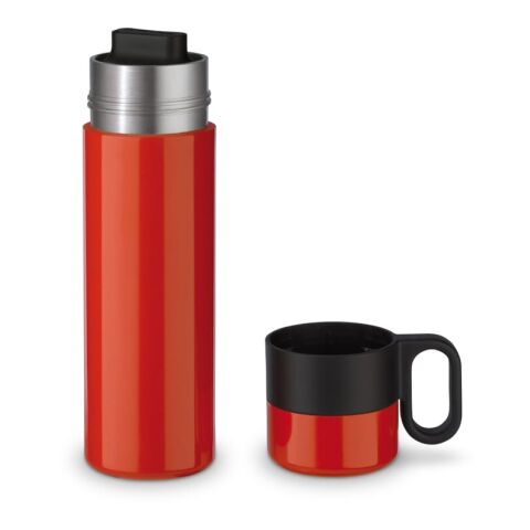 Thermos Flow 500ml avec poignée Rouge / blanc | sans marquage | non disponible | non disponible | non disponible