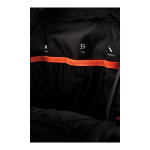 Sac à dos 16L en RCS Nordic Drift Trail noir-orange | sans marquage | non disponible | non disponible | non disponible