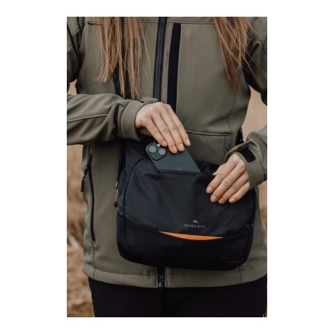 Sac à bandoulière 4L en RCS Nordic Drift Trail noir-orange | sans marquage | non disponible | non disponible