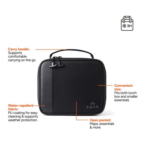 Sac isotherme déjeuner déperlant Nordic Drift Storm RCS noir | sans marquage | non disponible | non disponible