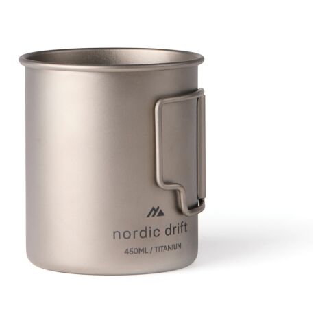 Tasse 450 ml ultra légère en titane Nordic Drift Trail argent | sans marquage | non disponible | non disponible