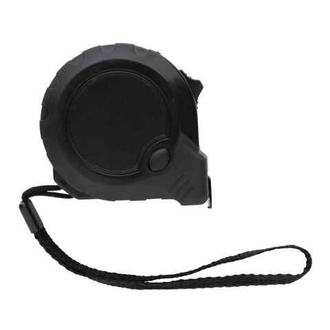 Mètre 5M/19mm en plastique recyclé RCS avec bouton d&#039;arrêt noir | sans marquage | non disponible | non disponible