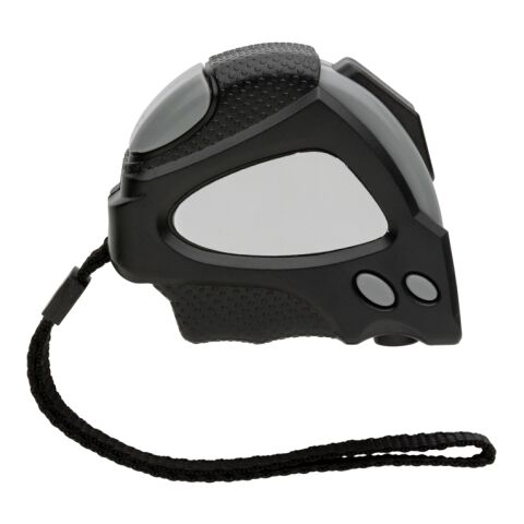 Mètre ruban Auto stop 3M/16mm en plastique recyclé RCS noir | sans marquage | non disponible | non disponible