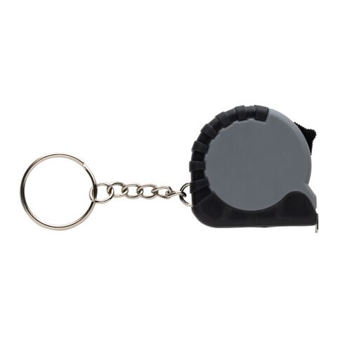 Porte-clés avec ruban de 1M en ABS RCS MeasureMate gris | sans marquage | non disponible | non disponible