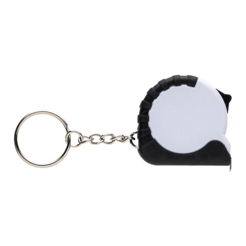 Porte-clés avec ruban de 1M en ABS RCS MeasureMate blanc | sans marquage | non disponible | non disponible