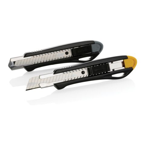 Cutter professionnel rechargeable en plastique recyclé RCS jaune | sans marquage | non disponible | non disponible