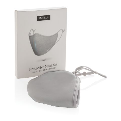 Set de masques XD DESIGN gris-bleu | non disponible | sans marquage | non disponible | non disponible