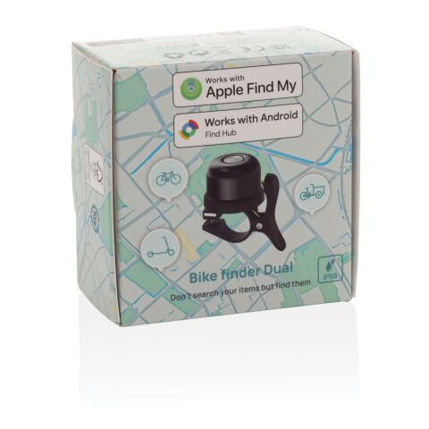 Sonnette de vélo avec géolocalisation Dual RCS noir | sans marquage | non disponible | non disponible