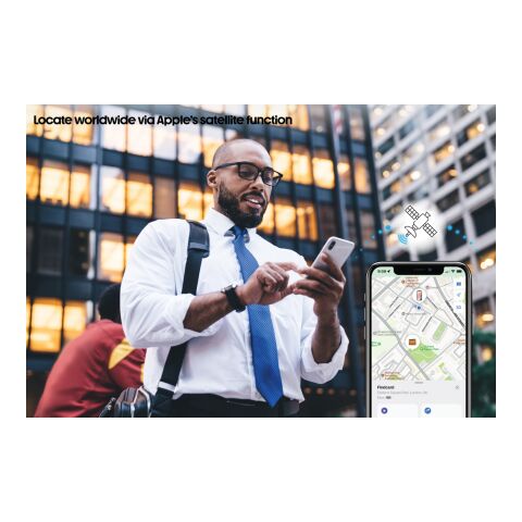 Carte de géolocalisation en plastique RCS Findcard blanc | sans marquage | non disponible | non disponible