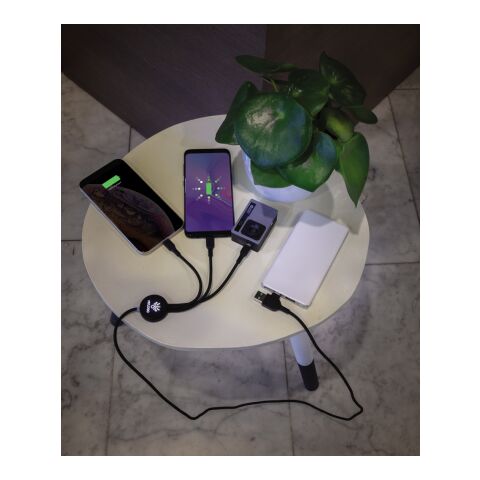 Câble 6 en 1 lumineux noir | sans marquage | non disponible | non disponible