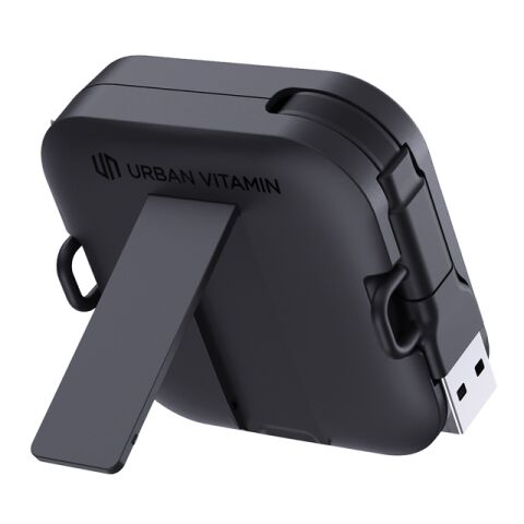 Support magnétique 100W avec câble Urban Vitamin San Jose noir | sans marquage | non disponible | non disponible