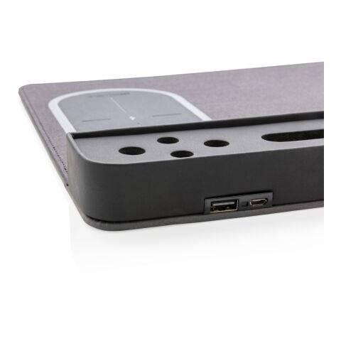 Tapis de souris Air avec chargeur à induction 5W noir | sans marquage | non disponible | non disponible