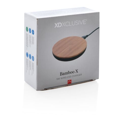 Chargeur à induction 5W Bamboo X marron | sans marquage | non disponible | non disponible
