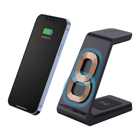 Station de charge en plastique recyclé RCS Urban V Fairfield noir | sans marquage | non disponible | non disponible