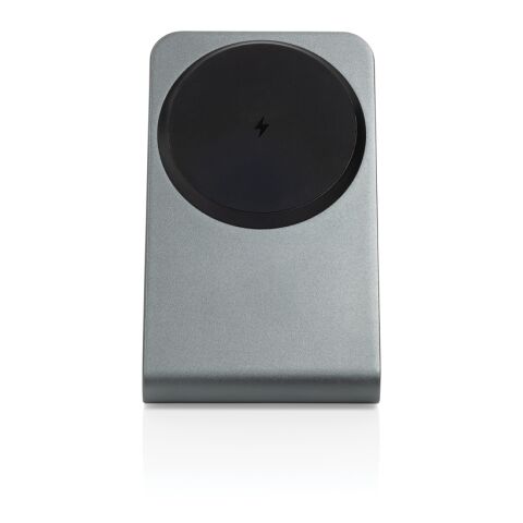 Support de recharge magnétique 15W en aluminium Terra gris | sans marquage | non disponible | non disponible