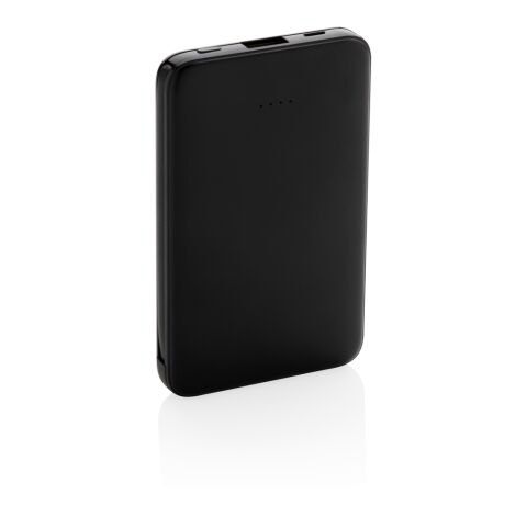 Batterie de secours 5000 mAh avec câble intégré noir