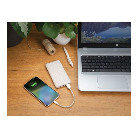 Powerbank en fibre de paille de blé 10.000 mAh marron | sans marquage | non disponible | non disponible