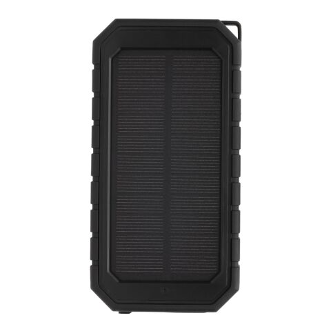 Powerbank solaire 10.000mAh et 10W en plastique recyclé RCS noir | sans marquage | non disponible | non disponible