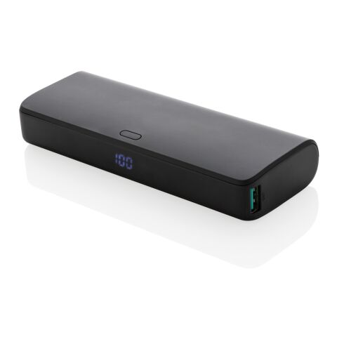 Powerbank 20000mAh charge rapide, plastique RCS, Flashcharge noir | sans marquage | non disponible | non disponible