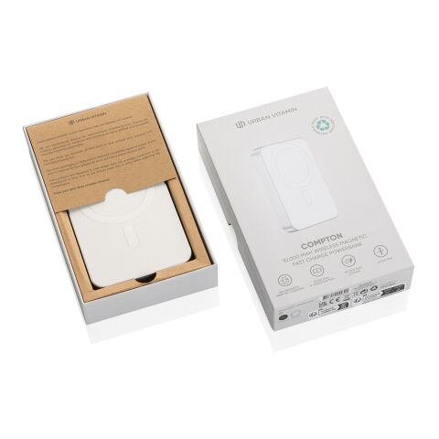 Compton RCS plastique recyclé/aluminium 10 000 mAh powerbank argent | sans marquage | non disponible | non disponible