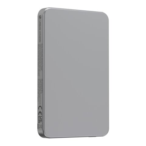 Powerbank magnétique 5000 mAh et 15W Urban Vitamin Marin argent