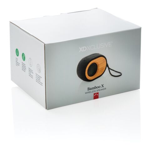 Enceinte Bamboo X noir-marron | sans marquage | non disponible | non disponible