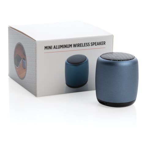 Mini enceinte sans fil en aluminium bleu | sans marquage | non disponible | non disponible