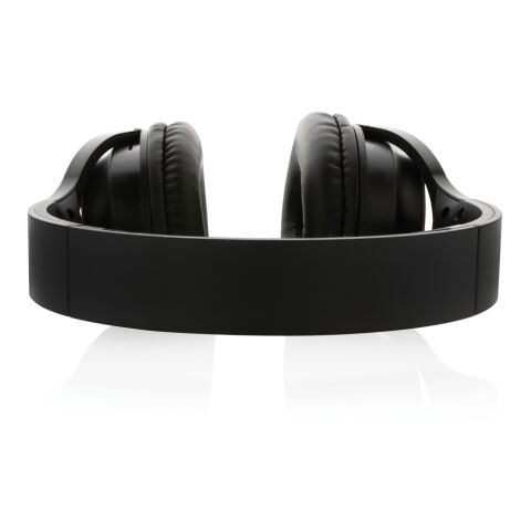 Casque sans fil pliable en bambou RCS et FSC® Elite noir | sans marquage | non disponible | non disponible