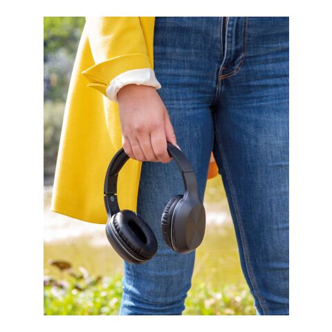 Casque sans fil JAM en plastique recyclé RCS noir | sans marquage | non disponible | non disponible