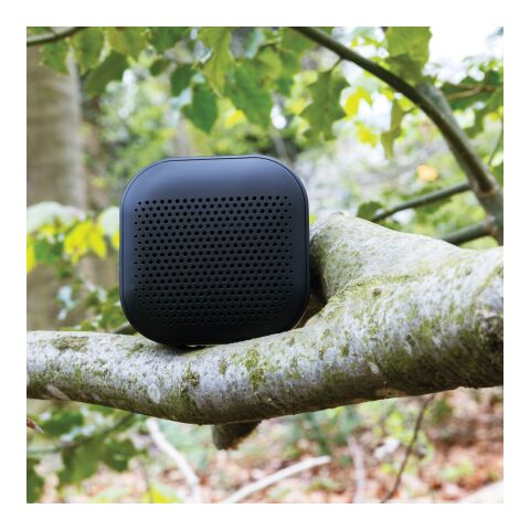 Enceinte 3W en plastique recyclé RCS Soundbox noir | sans marquage | non disponible | non disponible