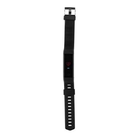 Montre Sense Fit avec fréquence cardiaque en TPU recyclé RCS noir | sans marquage | non disponible | non disponible
