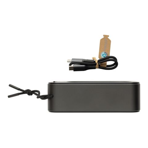 Enceinte 10W en aluminium recyclé RCS Swiss Peak gris | sans marquage | non disponible | non disponible