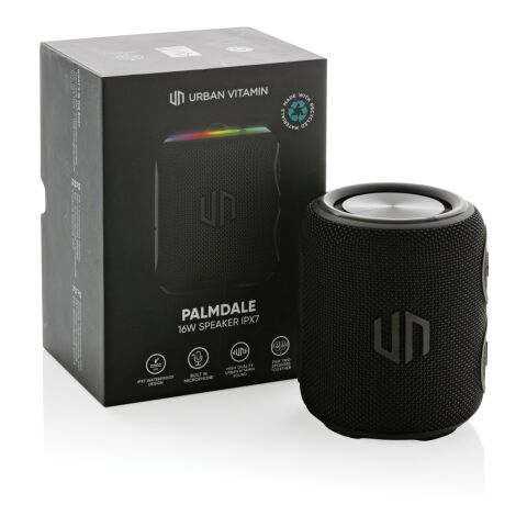 Enceinte 16W en plastique RCS Urban Vitamin Palmdale noir | sans marquage | non disponible | non disponible