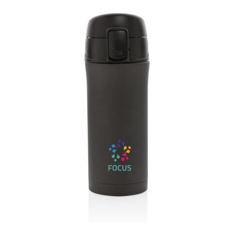 Mug à verrouillage facile métallique mat noir | sans marquage | non disponible | non disponible