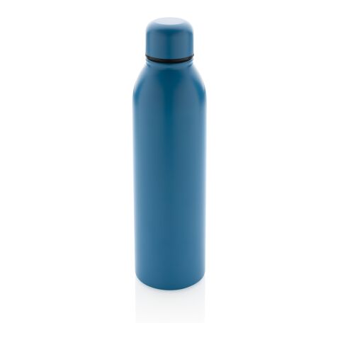 Bouteille isotherme en acier inoxydable recyclé RCS bleu | sans marquage | non disponible | non disponible