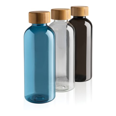 Bouteille en rPET GRS avec couvercle en bambou FSC blanc | sans marquage | non disponible | non disponible
