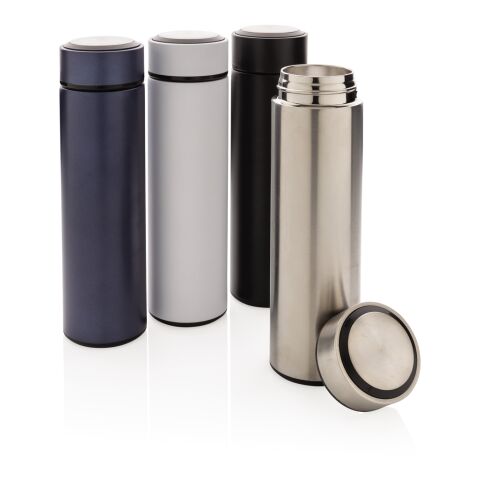 Bouteille étanche en acier argent | sans marquage | non disponible | non disponible