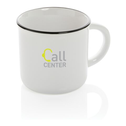 Mug céramique vintage blanc-blanc | sans marquage | non disponible | non disponible