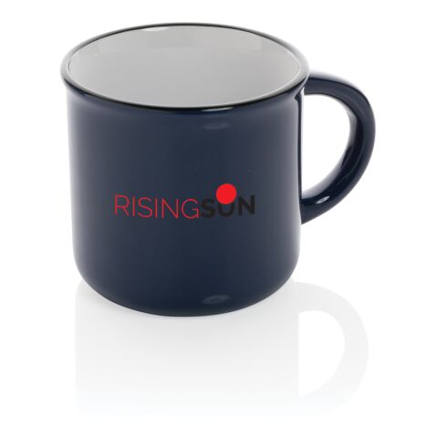 Mug céramique vintage bleu | sans marquage | non disponible | non disponible