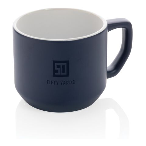 Mug céramique moderne bleu | sans marquage | non disponible | non disponible