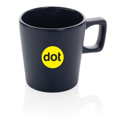 Tasse à café céramique au design moderne bleu | sans marquage | non disponible | non disponible