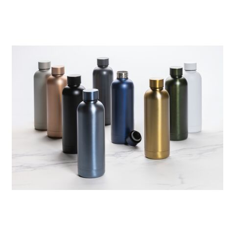 Bouteille isotherme 500ml en acier inoxydable recyclé RCS argent | sans marquage | non disponible | non disponible